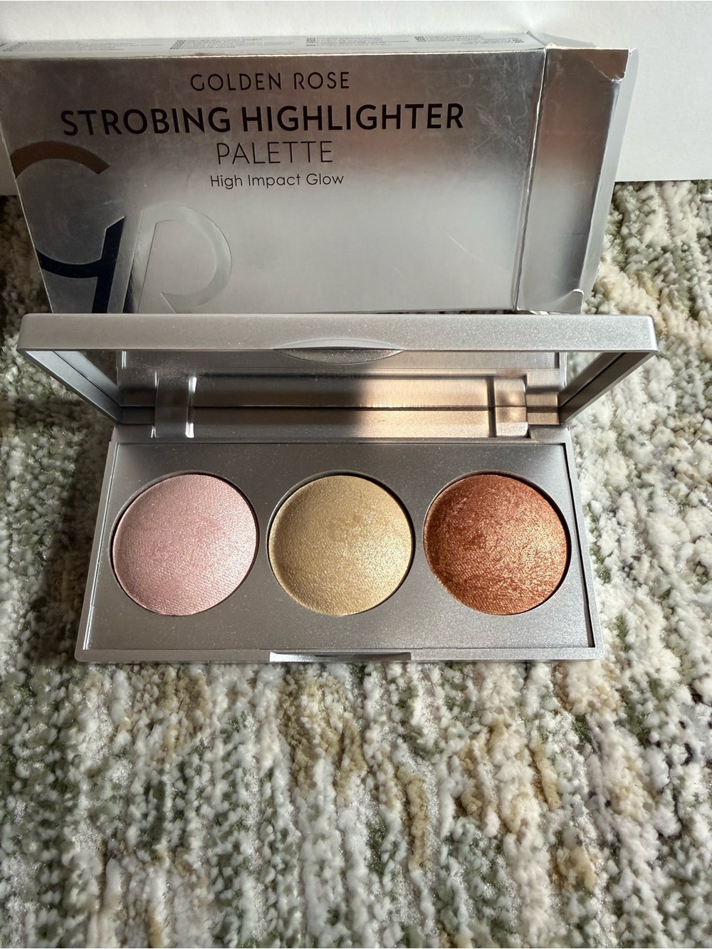 Golden Rose Strobing Highlighter Palette – New